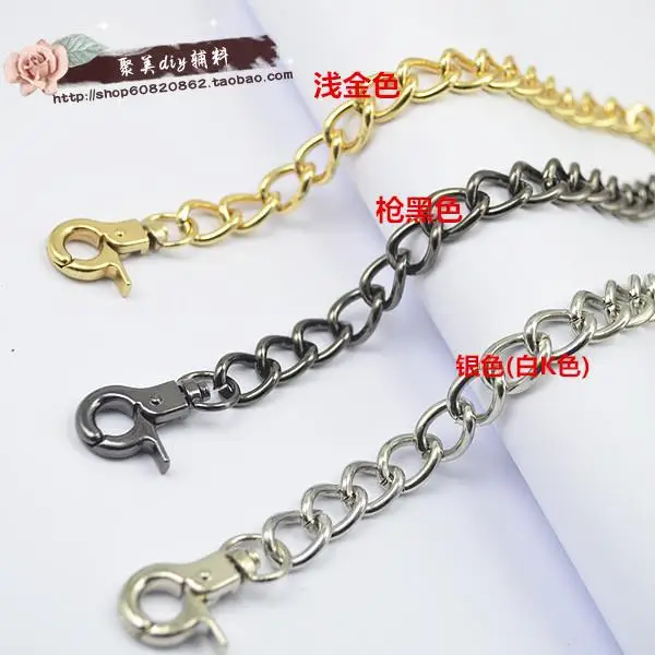 Бесплатная доставка Высокое качество Сумочка с металлической цепочкой ремень diy