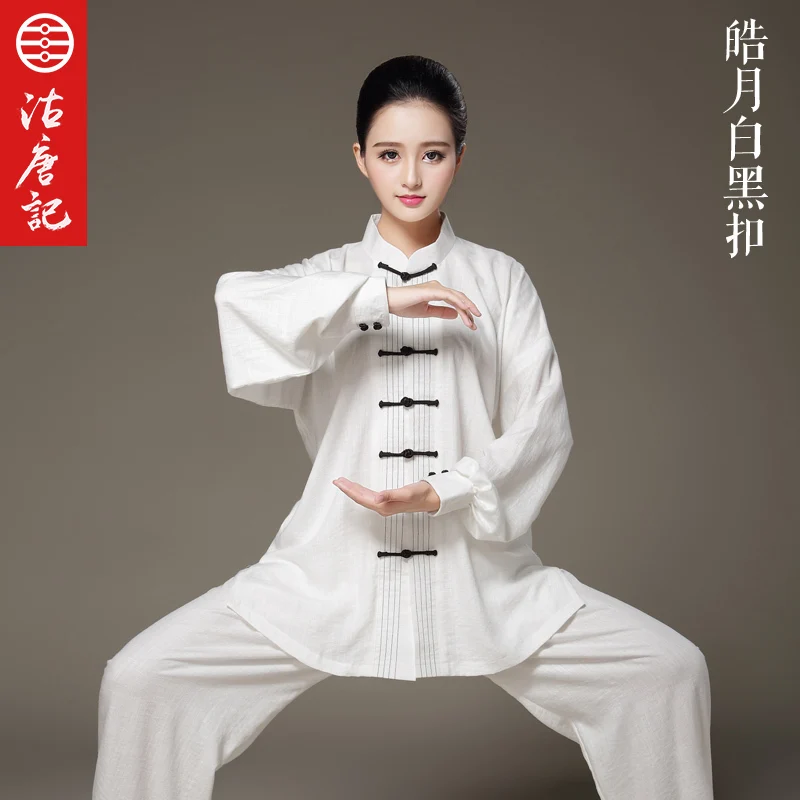 Tai Chi Unifrom   Men And Women Tai Chi Cotton and line Martail art clothing Wu shu cuit  Spring Summer Autumn