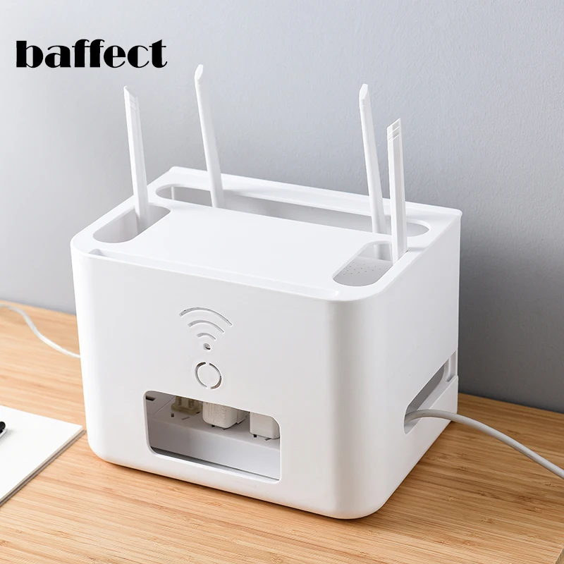 Новый ящик для хранения Wi Fi роутера настенное крепление кабеля питания розетки