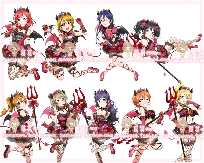 

Love Live All Member Little Devil Demon Cosplay Shoes Anime Cos Shoes
