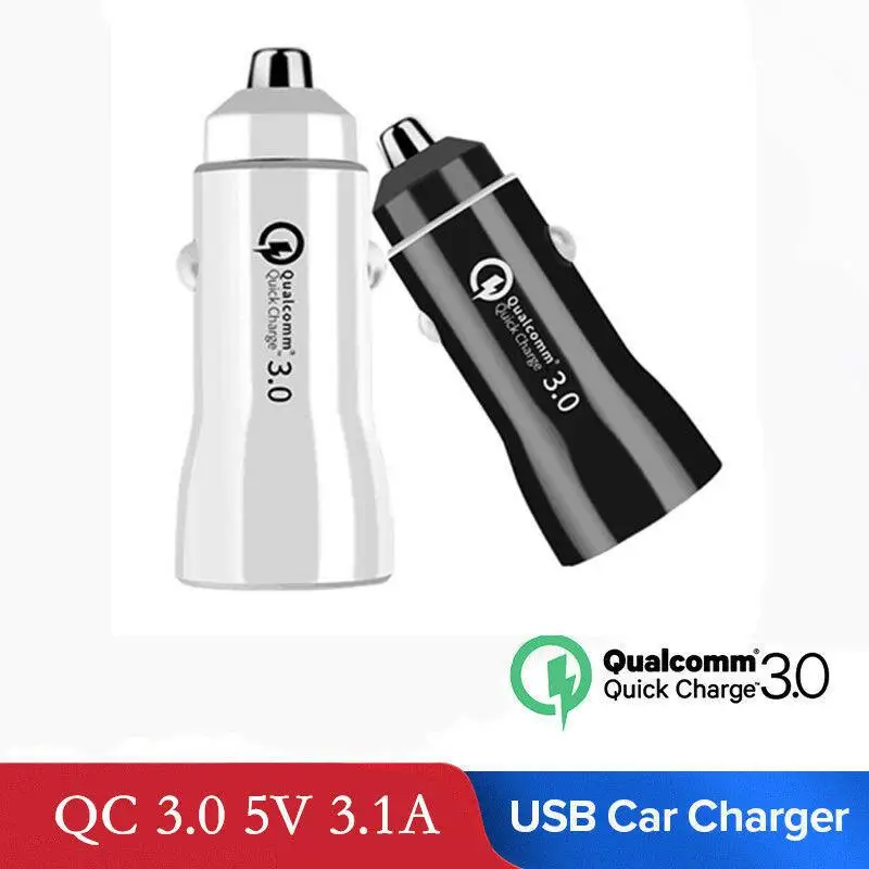 Group Vertical QC 3,0 Автомобиля Зарядное устройство 5 V/3.1A быстрое зарядное устройство с двумя портами USB Порты и разъёмы прикуривателя адаптер r20
