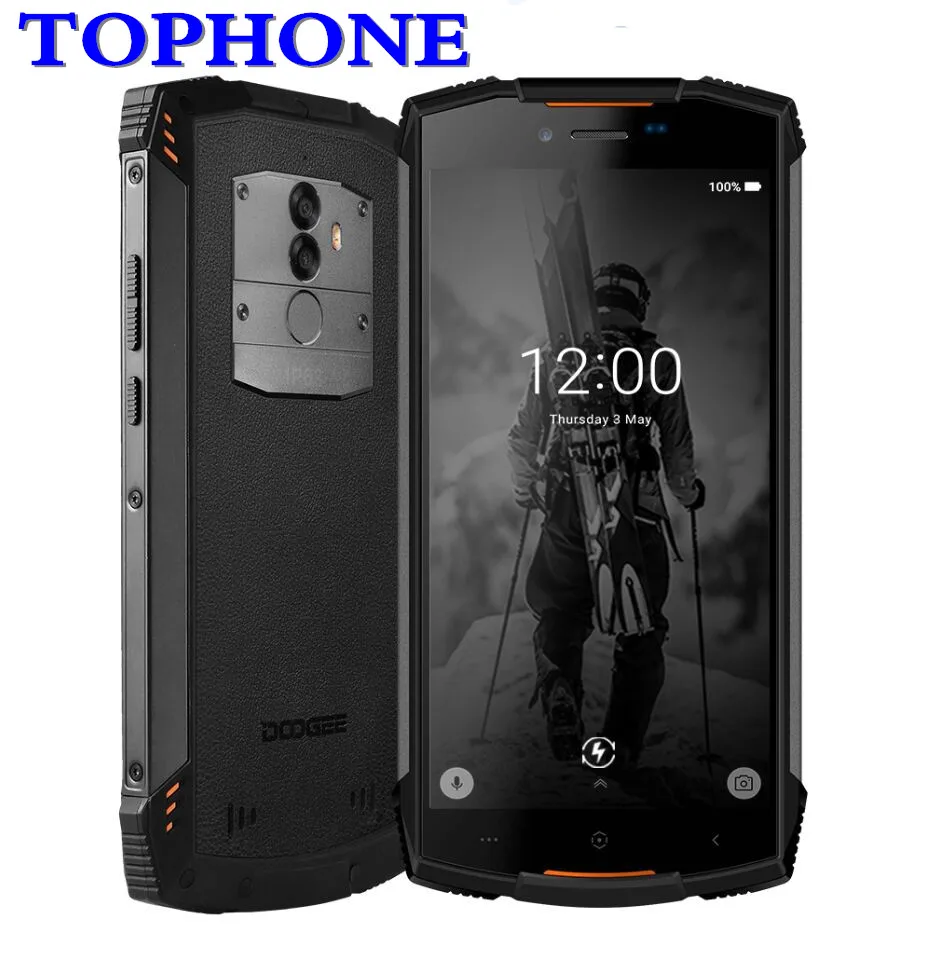 DOOGEE S55 IP68 waterproof Smartphone 4GB RAM 64GB ROM 5500mAh MTK6750T Octa Core 5.5&quot Android 8.0 13.0MP 4G LTE mobile phone |