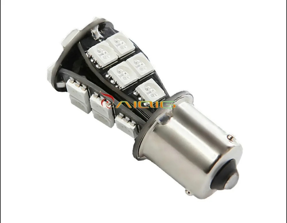 1156 BA15S 21 SMD 5050 Желтый Янтарный CANBUS OBC без ошибок Светодиодная лампа p21w R5W