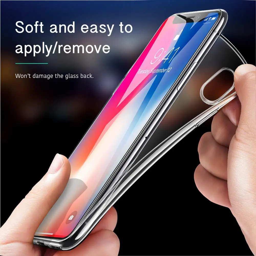 Ультратонкий Мягкий ТПУ гель Оригинальный чехол для iPhone X 5s 6 S 6splus SE 7 Plus 8 XS MAX XR