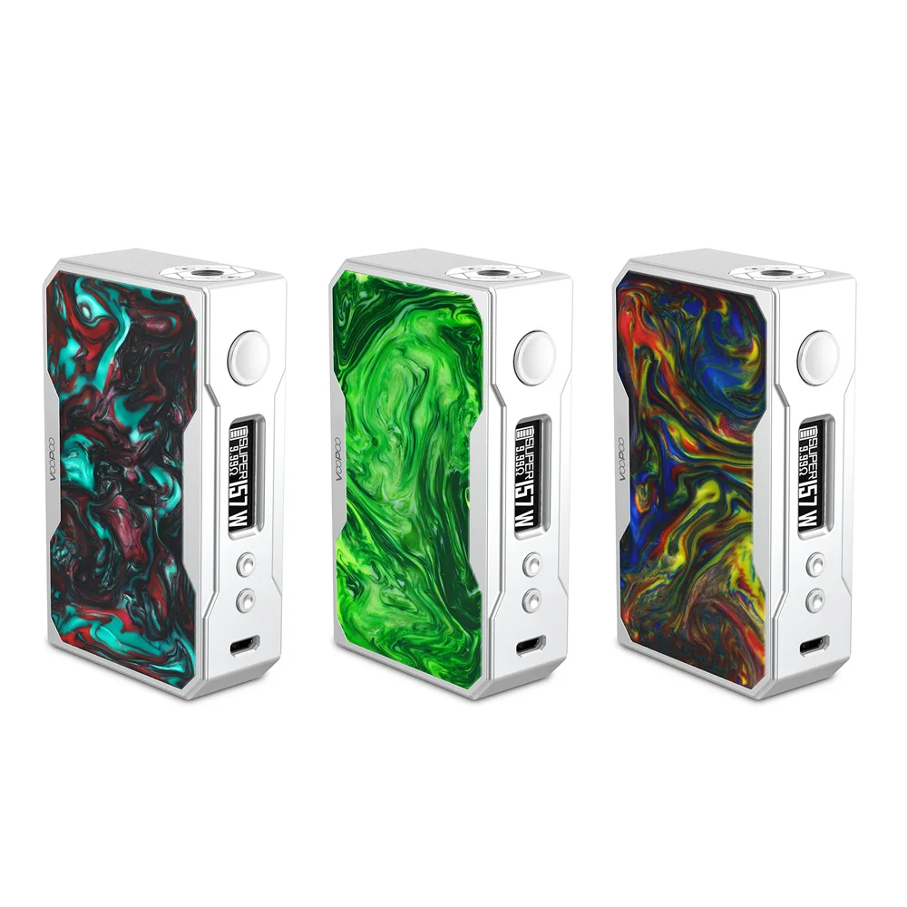 100% оригинал VOOPOO Drag 157 Вт TC коробка Mod 18650 Батарейный мод для электронных сигарет