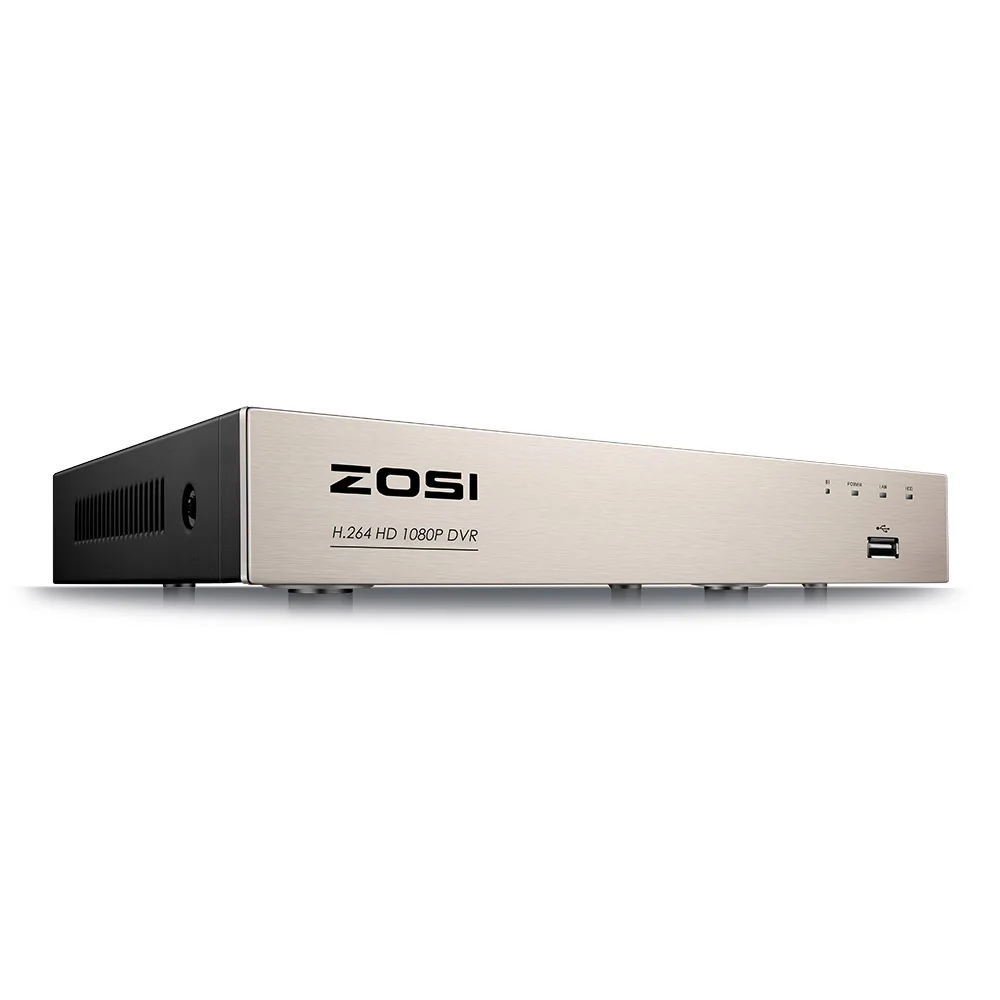 ZOSI 4 в 1 CCTV DVR 8CH безопасности TVI DVR H.264 1080P цифровой видеорегистратор HDMI видео выход Поддержка iPhone Android телефон