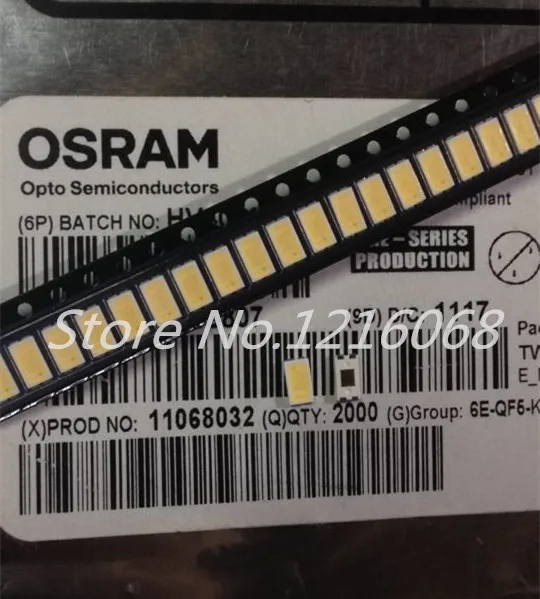 200 шт. для OSRAM привело ЖК-дисплей Подсветка ТВ Применение Средний Мощность LED 0.5 Вт 3