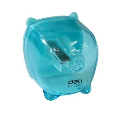 Cute Kawaii Cartoon pig Plastic Pencil Sharpener Machine For Kids Gift School Supplies Korean Stationery Free Shipping | Канцтовары для