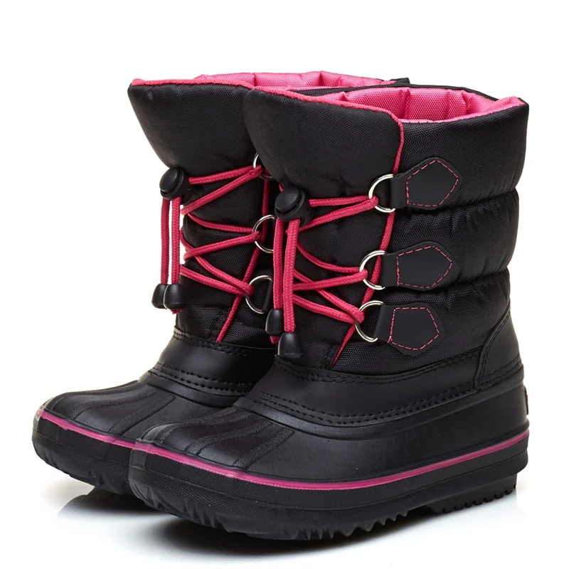 2020 зимние детские плюшевые теплые сапоги для мальчиков и девочек Нескользящие на