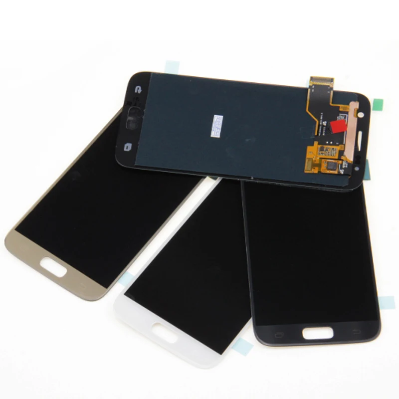Для Samsung Galaxy S7 LCD Черный Белый Золотой протестированный AMOLED сенсорный сборка G930