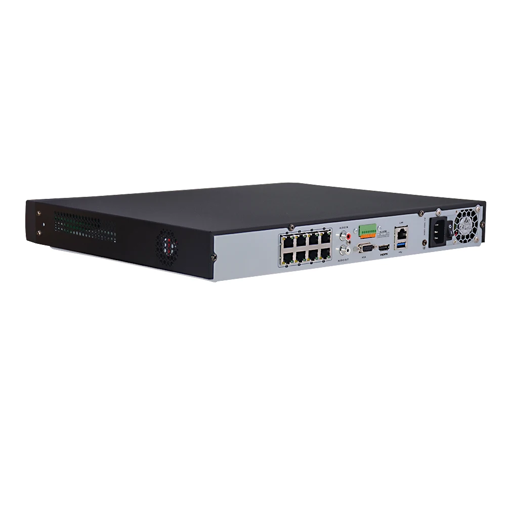 Hikvision OEM NVR DT608 H2/P8 = DS 7608NI K2/8 P 4K видеорегистратор 8CH 2SATA 8 POE порты Plug and Play nvr для