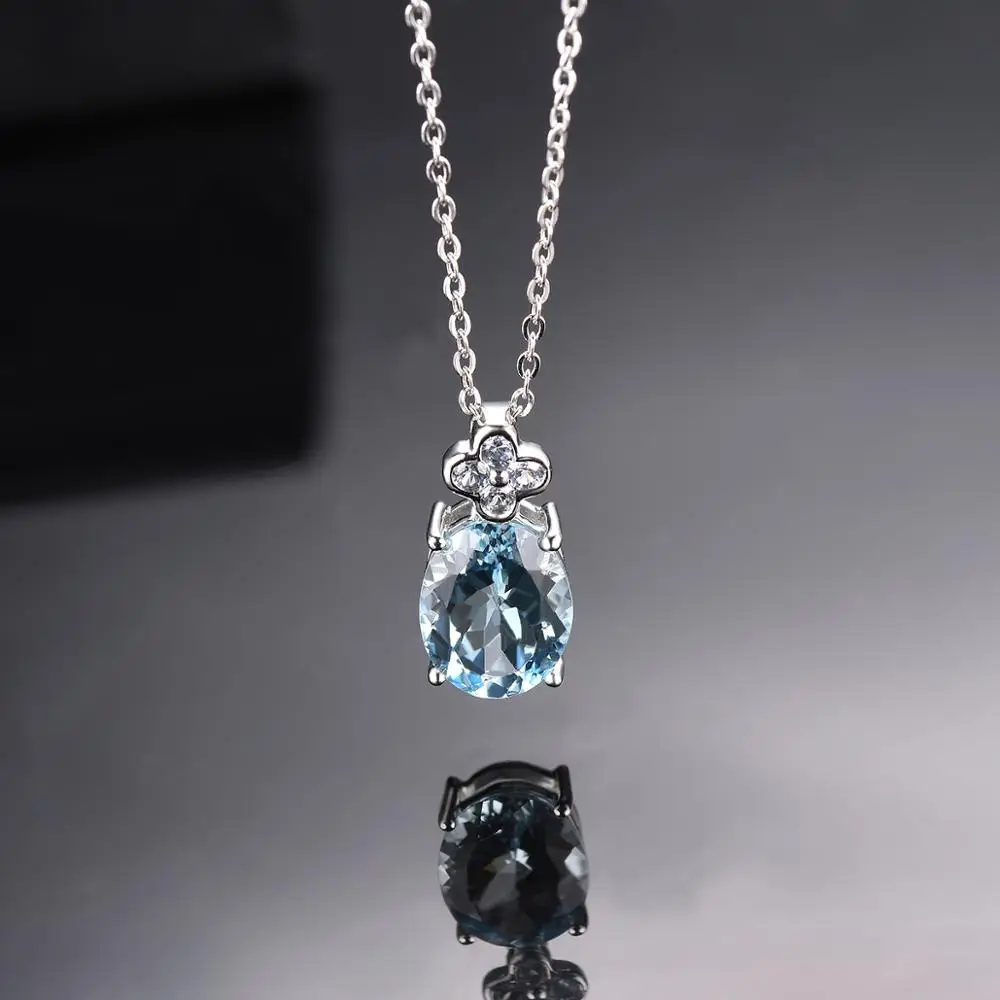 LP натуральный камень ювелирные изделия Твердый 18K 750 Белое золото подлинный
