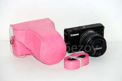 Кожаный чехол для Canon EOS M10 M100 защитная Наплечная Сумка в стиле ретро цифровой