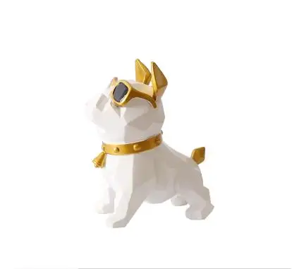 

Geometric Bulldog Decoration, Dog Model Crafts, Nordic Style Home Decorations, Creative Birthday Gifts