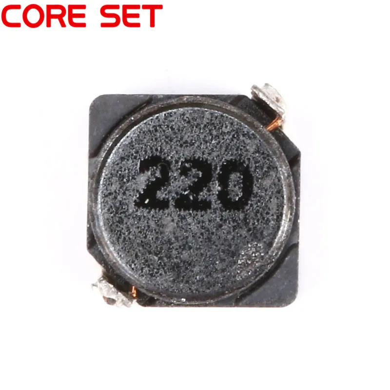 10 шт./лот Силовые индукторы SMD 22UH 4D28 220 экранированный индуктор CDRH4D28 высокое