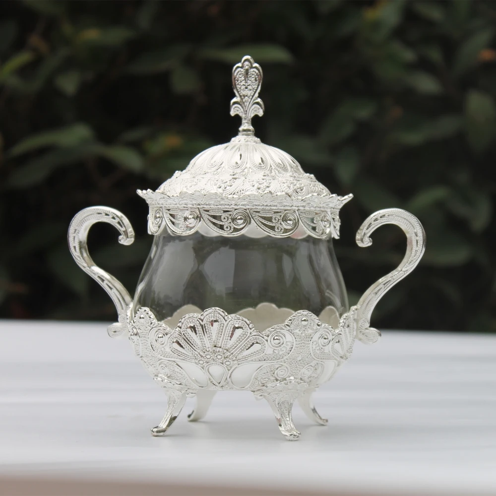 Уникальная металлическая и стеклянная соль/сахар/чай/кофейные банки с