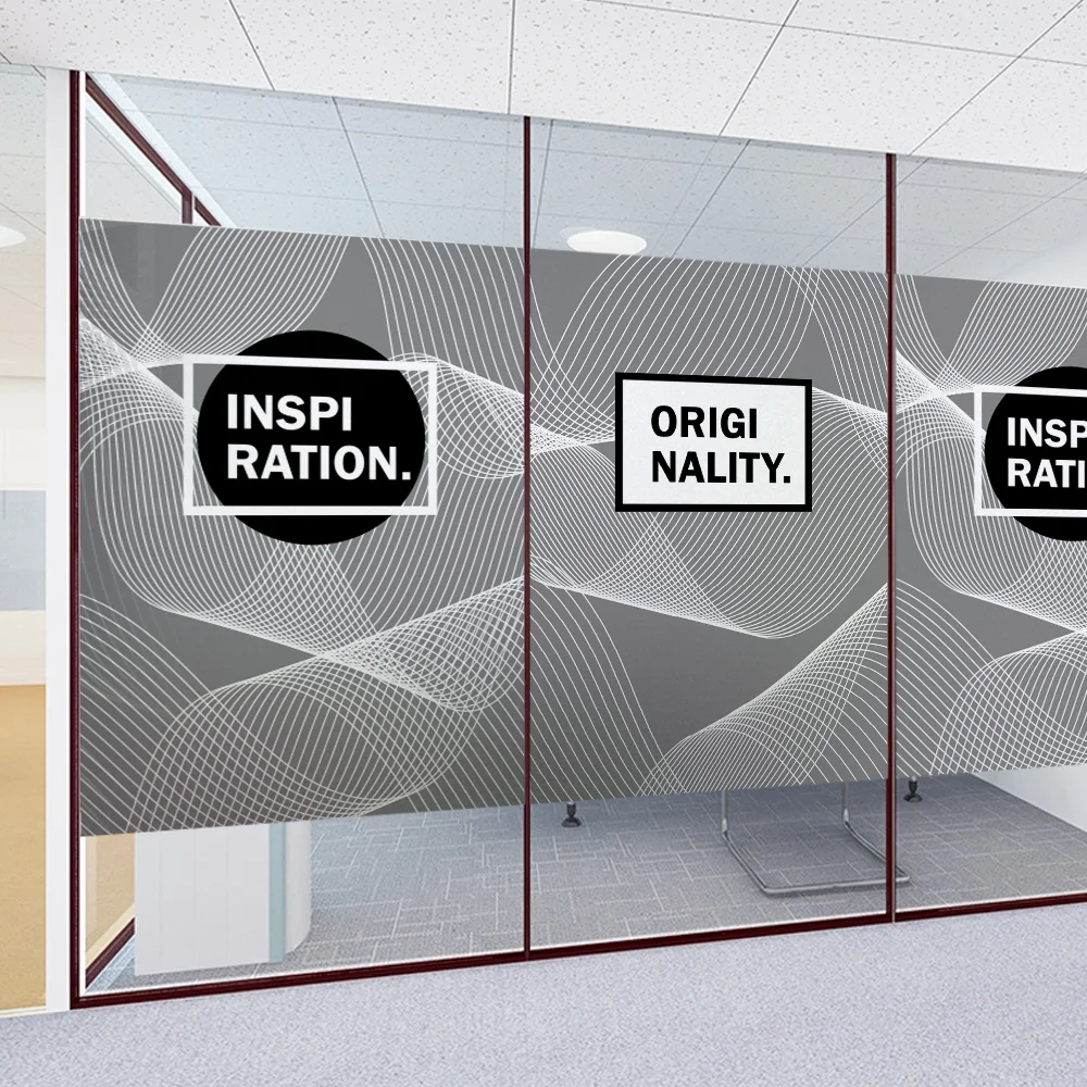 Креативные электростатические наклейки матовые офисная декоративная пленка для