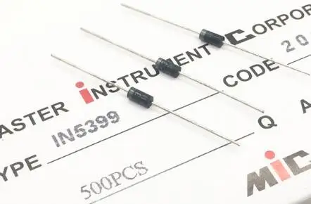 Совершенно новый выпрямительный диод MIC 1N5399 1N 5399 IN5399 1000 А 500 В DO-41 шт./корт. |