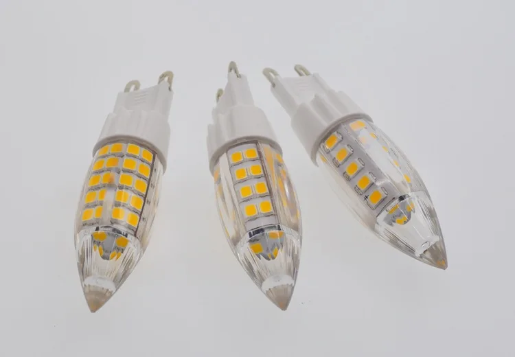 100 шт. 5 Вт G9 Pin SMD2835 Светодиодная хрустальная лампа прожектор 51 светодиод