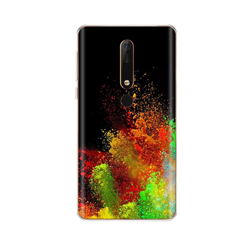 NO.67 Силиконовый чехол для nokia 6 6,1 8 для nokia 6 чехол для nokia 6. 1 plus Мягкий ТПУ чехол для задней панели телефона чехол бампер узор - Цвет: NO.67
