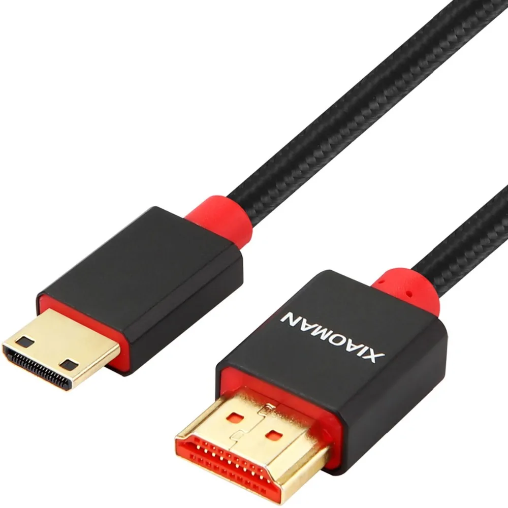 Высокоскоростной мини Кабель HDMI с позолоченным покрытием 1 м 2 3 5 штекер 1080P для