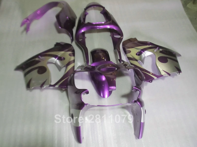 Комплект обтекателей для мотоцикла moldng Kawasaki ninja ZX9R 2000 2001 комплект из фиолетового