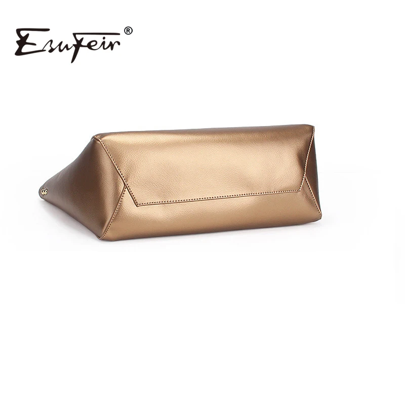 ESUFEIR Сумка из натуральной кожи для женщин Модная композитная сумка с длинным