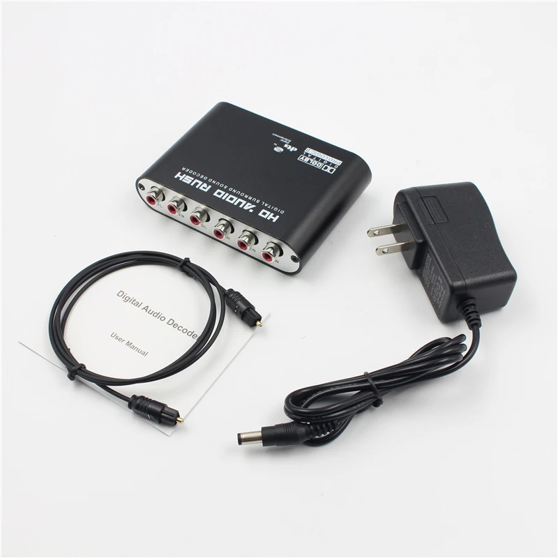 Цифровой аудио декодер 5 1/2 1 канала SPDIF коаксиальный к RCA DTS AC3 цифровой усилитель