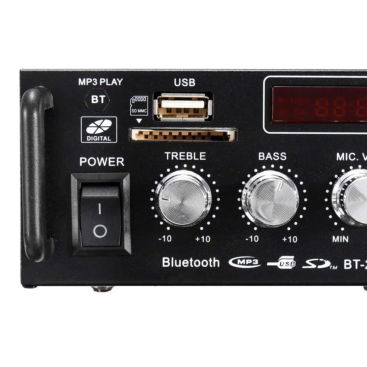 300 Вт+ 300 Вт 12/220V 2 канала Hi-Fi стерео аудио кабель Мощность усилитель bluetooth FM радио автомобиль Проекторы для домашнего кинотеатра музыкальный плеер