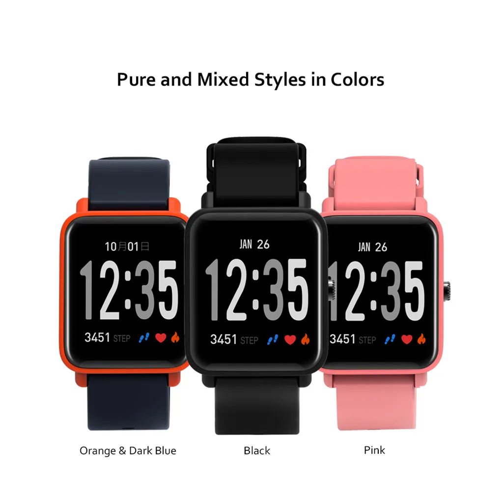 Beautyss DO10 умный Браслет IP67 Поддержка секундомер часы amazfit bip трекер активности браслет пульсометр для iphone