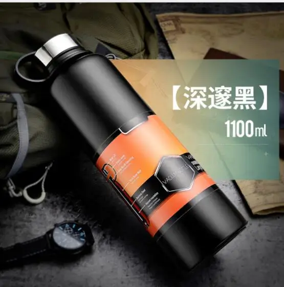 Вакуумная фляга из нержавеющей стали большая емкость бытовой дорожный уличный