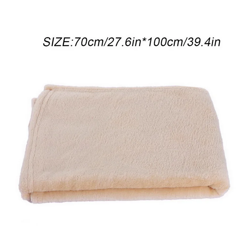 70 x 100cm Juneiour однотонное мягкое детское одеяло теплые Коралловые одеяла фланелевые кровати/Самолет/диван покрывало шерпа покрывало детское спальное одеяло s - Цвет: 70 x 100cm