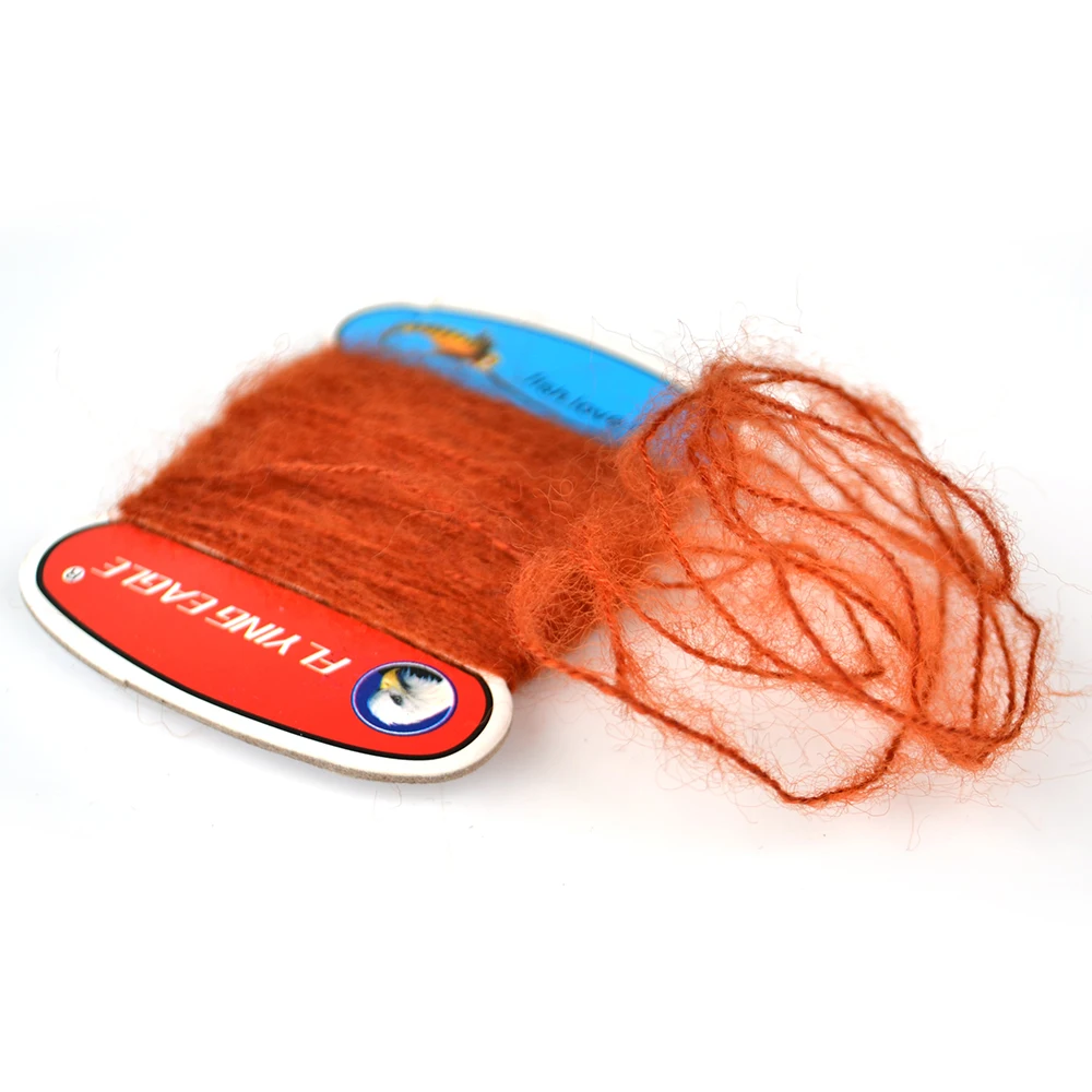 Леска с перьями для ловли нахлыстом мишура синельная Хрустальная блестящая