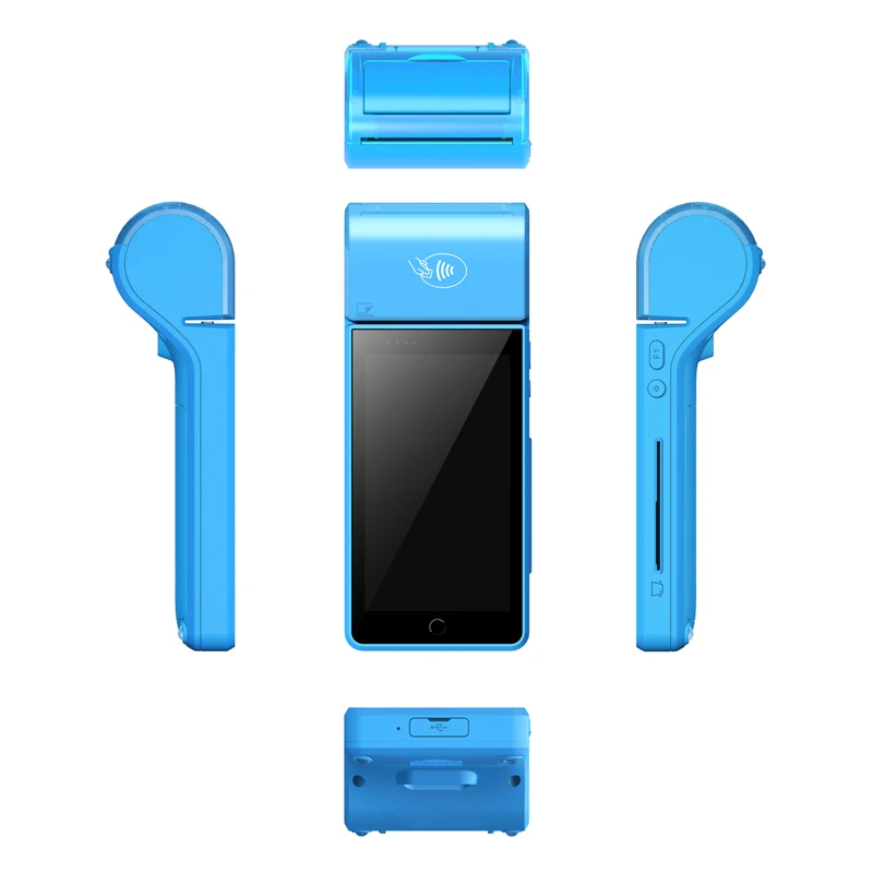 5 дюймов ручной pos терминал android PDA сканер nfc камера RFID wifi штрих кода планшетный ПК