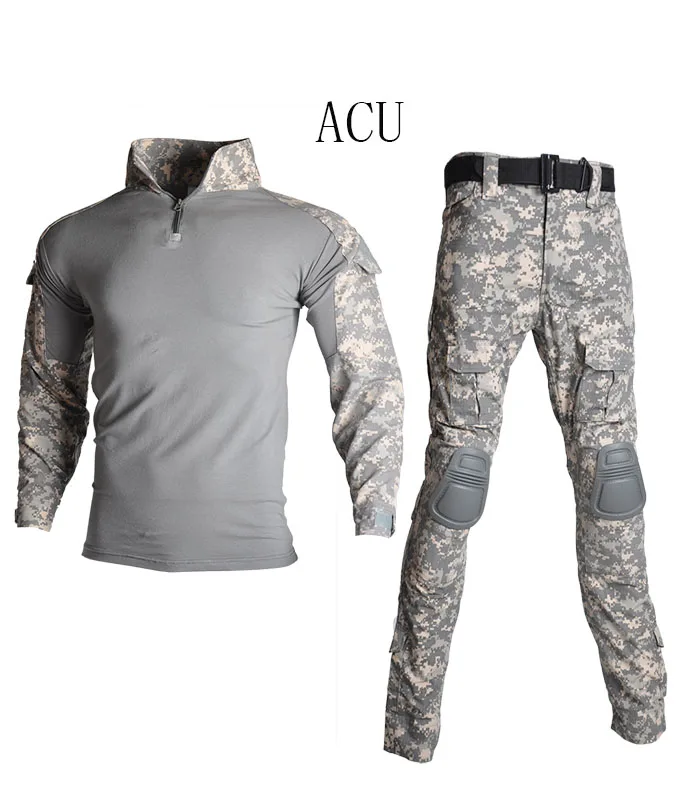 Военная форма тактическая боевая камуфляжная рубашка одежда армейская + брюки