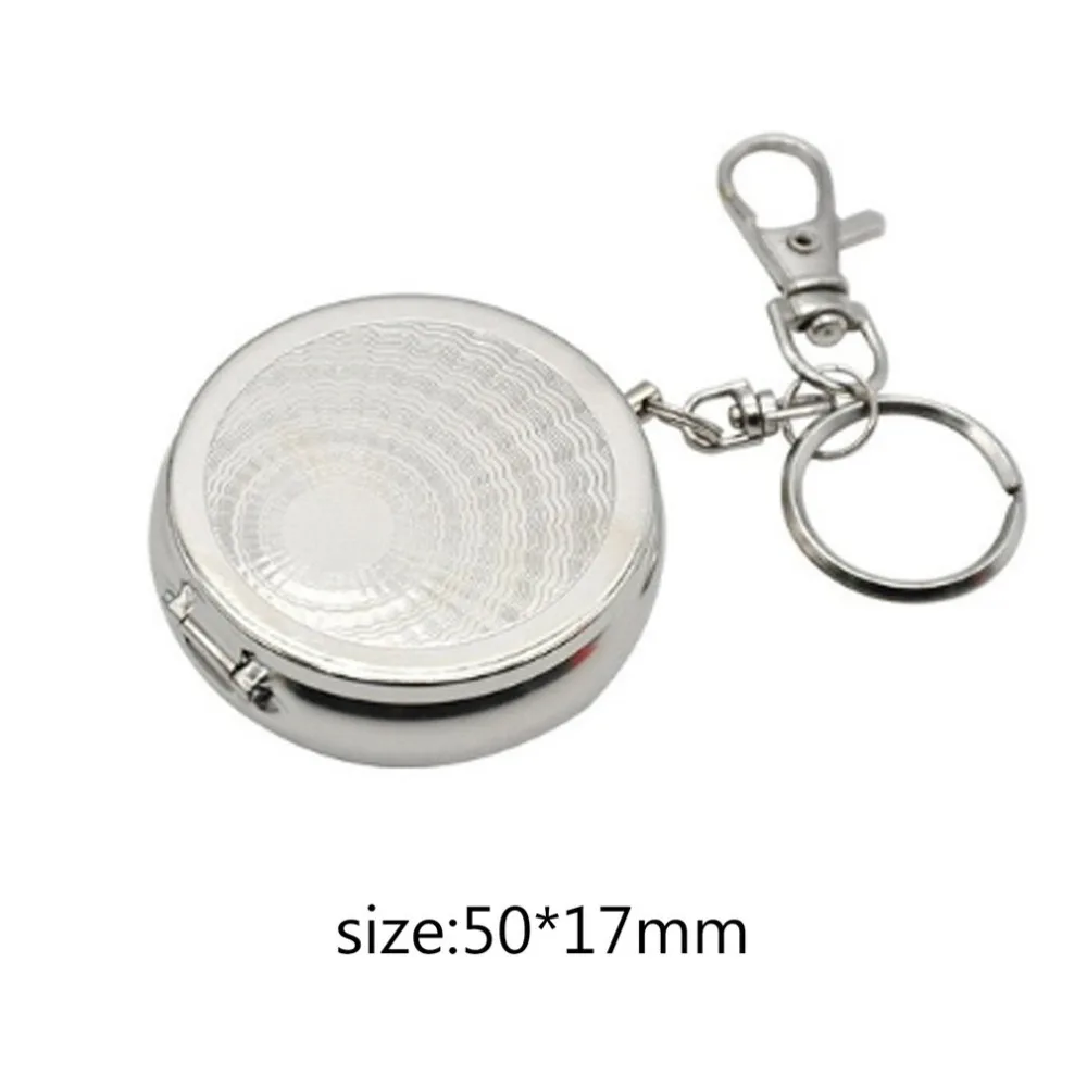 

Portable Pocket Ashtray/Vehicle Cigarette Ashtray Mini Stainless Steel Ashtray with Key Chains and Cigarette Snuffer