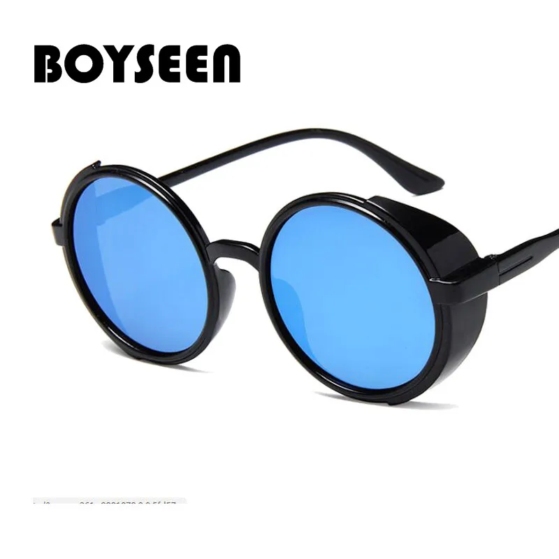 BOYSEEN 2018 новые модные мужские солнцезащитные очки винтажные зеркальные в стиле