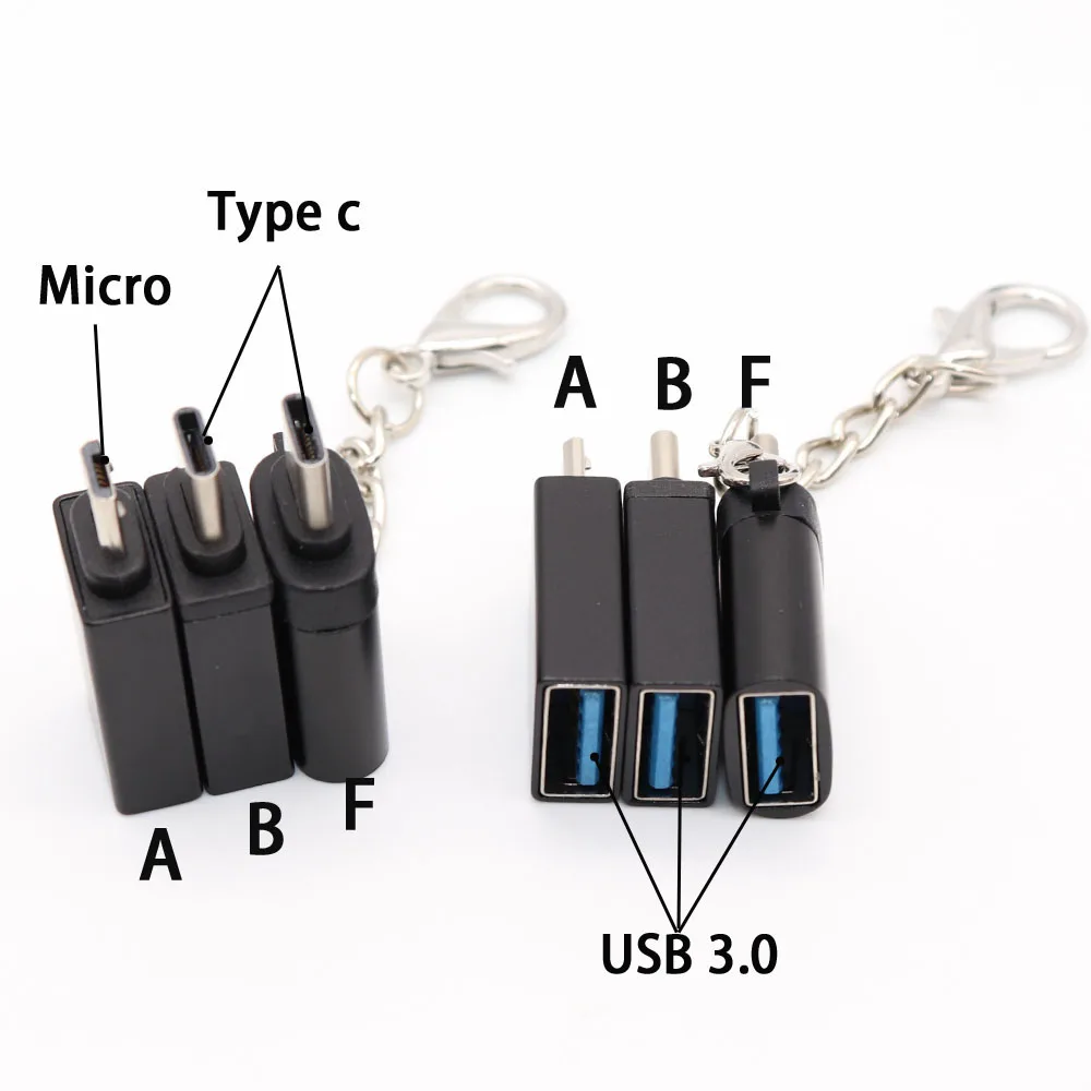 OTG type c usb адаптер micro 3 1 0 зарядный преобразователь данных для samsung s8 huawei sony one plus