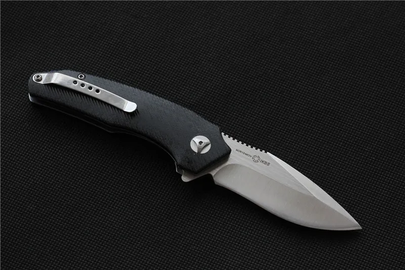 MK 9Cr18MoV 60hrc Открытый самообороны рыболовный нож G10 Ручка туристические охотничьи