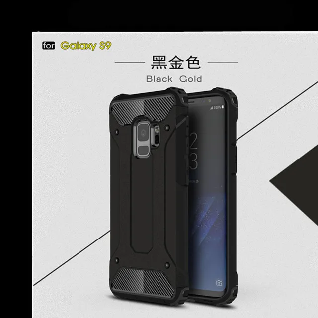 

For Cover Samsung Galaxy S9 Case Anti-knock Rugged Armor Hard Cover Silicon Rubber Phone Bumper Case For Samsung Galaxy S9 G960F