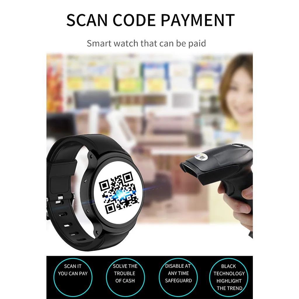 Smart Watch men's Automatic Sensor Screen 3G SIM Card Smart Watch Waterproof Gps 1G+16G Large Memory Smart Watch Android