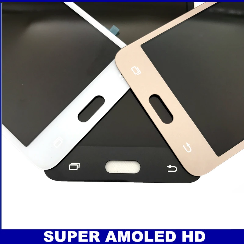 Замена lcd s для samsung Galaxy AMOLED J5 J510 J510F J510FN J510M ЖК-дисплей сенсорный экран дигитайзер Контроль яркости
