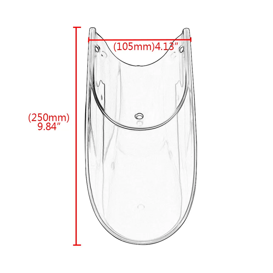 Удлинитель переднего крыла мотоцикла ярко-черный подходит для Harley Sportster XL883 1200 Dyna