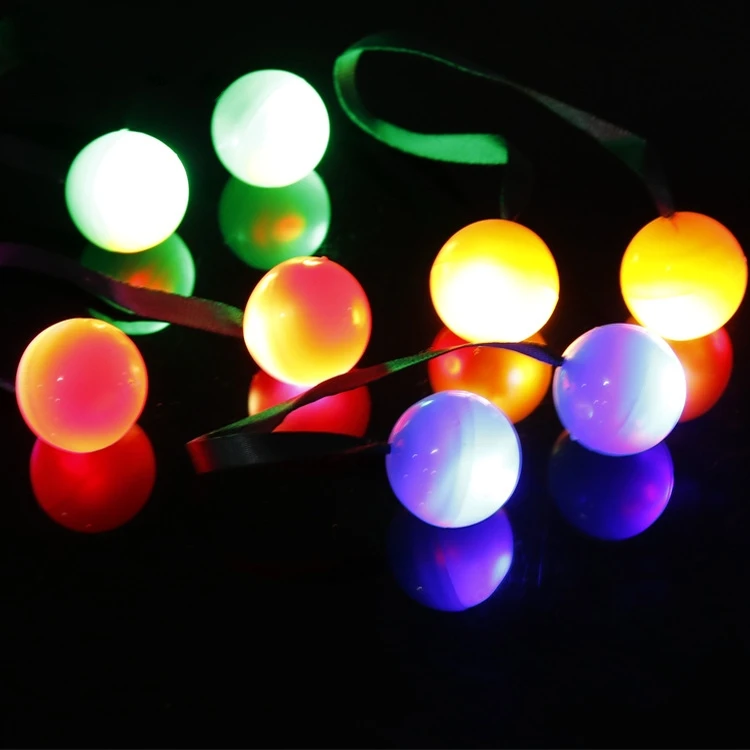

INBEAJY coloful cool yoyo balls toys for Gift with LED beatiful lights is easy to play can make the beautiful effect at night