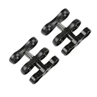 MINIFOCUS 2 шт. двойные отверстия бабочка шаровой зажим Крепление CNC алюминий для дайвинга подводная фотография рукоятка видео свет