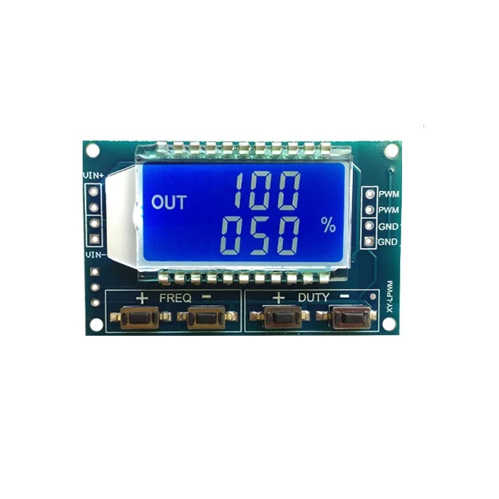 

1Hz-150Khz Signal Generator PWM Board Module Pulse Frequency Duty Cycle Adjustable Module LCD Display 3.3V-30V 1Hz - 150Khz