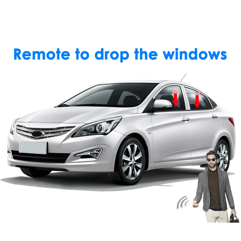 CHSKY Авто Мощность Окно Roll Up Ближе Для Hyundai акцент автосигнализации автомобиль
