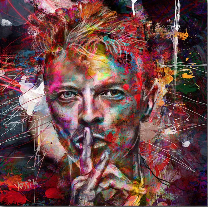 David Bowie DIY Алмазная картина полный квадратный Настенный декор подарок мозаика