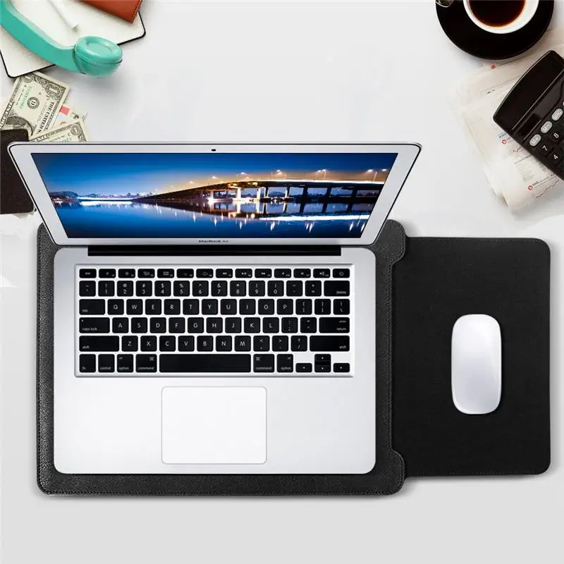 XSKEMP Роскошная мягкая PU кожаная сумка с рукавом для Apple MacBook Pro 13 A1989 2018 Портфолио