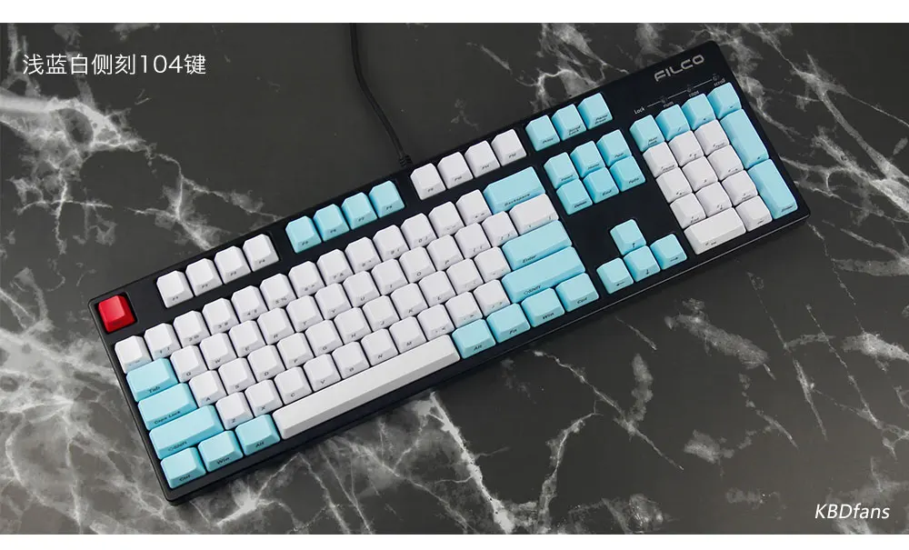 Боковая печать 108 клавиш смешанные цвета OEM профиль толстые pbt брелки съемник для wried usb mechaniacal игровая клавиатура